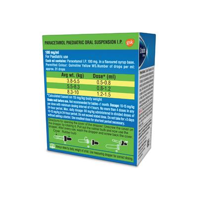 Crocin Peppermint Flavour Drops 15ml - Fever-Ana
