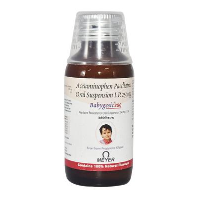 Babygesic 250mg Oral Suspension 60ml - Fever-Ana
