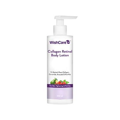 Wishcare Collagen 1% Retinol Anti-Ageing Body Lotion With Niacinamide For Skin Tightening (200ml) - Lotions & Creams