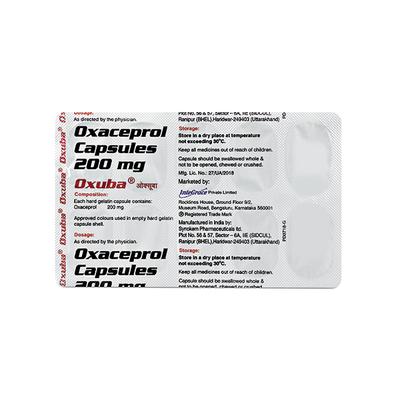 Oxuba 200mg Capsule 10'S - Arthritis-Non