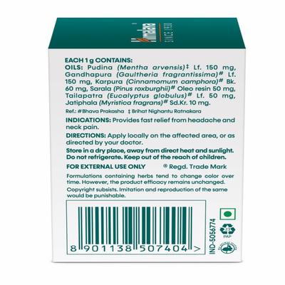 Himalaya Rumalaya Pain Balm Strong - Mint 10 g - Balm/Ointments