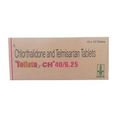 Telista CH 40/6.25mg Tablet 10'S - Hypertension-Ang
