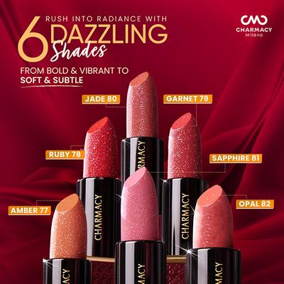 Charmacy Milano Diamond Rush - Jade 80 3.8 gm - Lipsticks