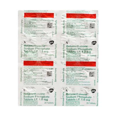 Betnesol Forte Tablet 20'S - Immune Suppression