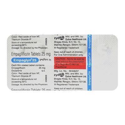 EMPAGLYN 25 Tablet 10's - Diabetes-Ant