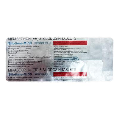 SILOTIME M 50 Tablet 10's - Bladder And Prostate Disorders-Dru