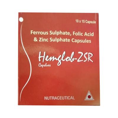 HEMGLOB ZSR Capsule 15's - Iron Supplement/Anaemia-Vma