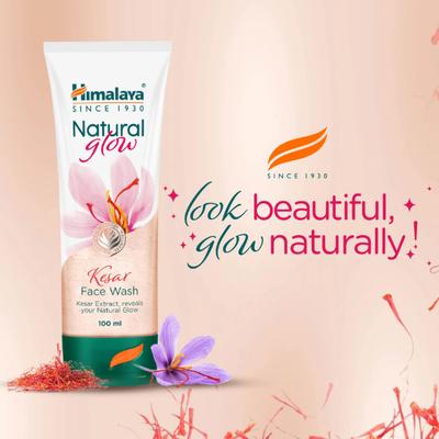 Himalaya Natural Glow Kesar Face Wash 100 ml - Face Washes