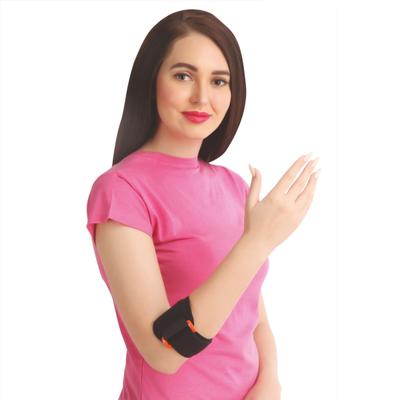 Flamingo Tennis Elbow Support (OC - 2024) (XL) - Black - Abdomen/Neck/Arm/Elbow Supports
