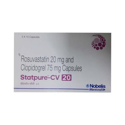 STATPURE CV 20 Capsule 10's - High Cholesterol-Dys