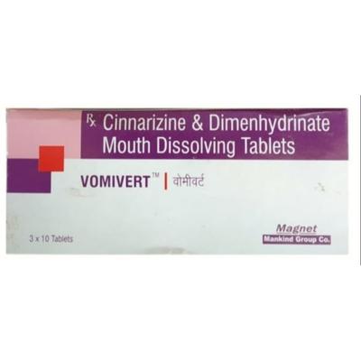 Vomivert Tablet 10'S - Vertigo-Ant