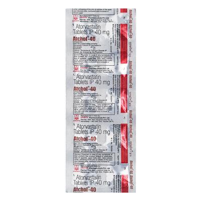 Atchol 40mg Tablet 10'S - High Cholesterol-Dys