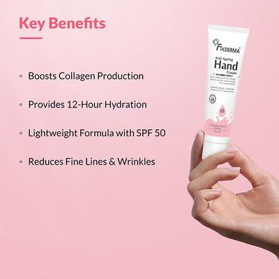 Fixderma Anti Ageing Hand Cream for Women and Men for Dry and Rough Hands All Skins Types 30 gm - Night Cream