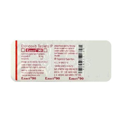Ezact 90mg Tablet 10'S - Pain relief-Nsa
