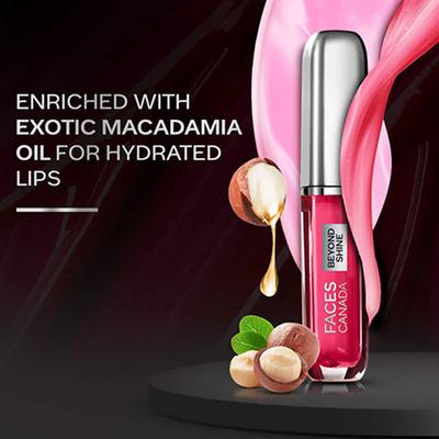 Faces Canada Beyond Shine Lip Gloss with Macadamia Oil - Homegirl 02 3 ml - Lip Glosses
