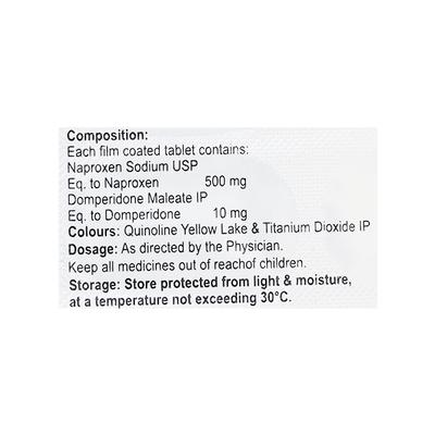 Naprosyn D 500mg Tablet 10'S - Migraine