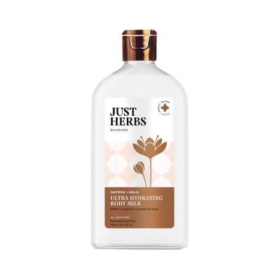 Just Herbs Body Lotion With Saffron And Malai Ultra Hydarting Body Milk For Dry Skin 300 ml - Lotions & Creams