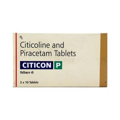 Citicon P 500/800mg Tablet 10'S - Nootropics And Neurotrophics