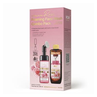 WOW Skin Science Himalayan Rose Foaming Face Wash Combo Pack 1's - Face Washes