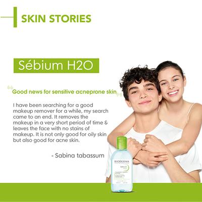 Bioderma Sebium H2O Makeup Removing Solution 250 ml - Make Up Removers