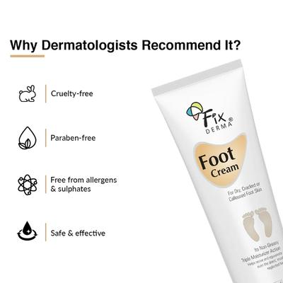Fixderma Fidelia Foot Cream 60 g - Foot Creams & Lotions