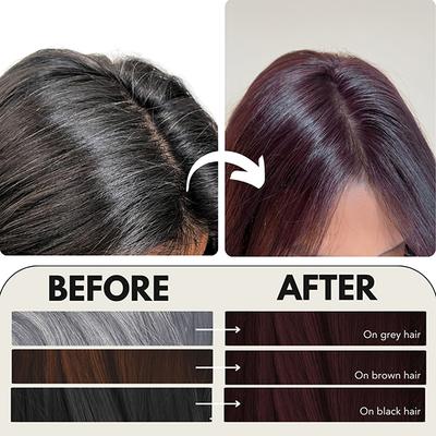 Paradyes Permanent Rich Burgundy Timeless Hair Tint for Complete Grey Coverage Rich Burgundy 160 gm - Crème