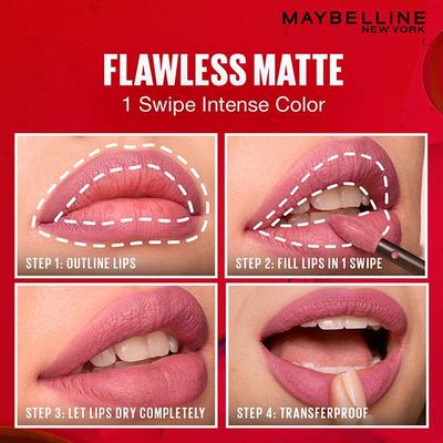 Maybelline New York Super Stay Matte Ink Liquid, 70 Amazonian 5 ml - Lipsticks