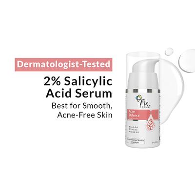 Fixderma Acne Defence Face Serum With 2% Salicylic Acid For Anti  Acne & Spot Treatment 10g - Face Serum