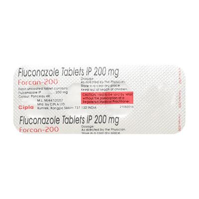 Forcan 200mg Tablet 4'S - Fungal Infections-Anf