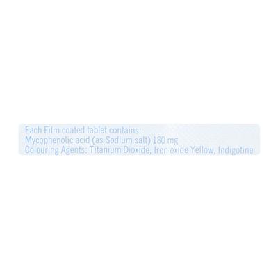 Myfortic 180mg Tablet 10'S - Auto Immune Disease-Imm