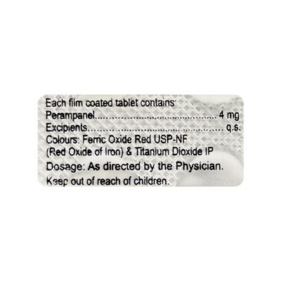 PERAMPIL 4 Tablet 15's - Epilepsy/Convulsion-Ant