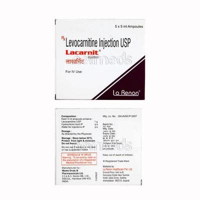 Lacarnit Injection 5ml - Supplements-Sup