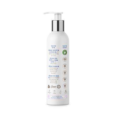 The Moms Co. Natural Baby Lotion with Organic Shea Butter Cocoa Butter, Organic Rice Bran, Apricot and Jojoba Oils 200ml - Creams, Lotions & Oils