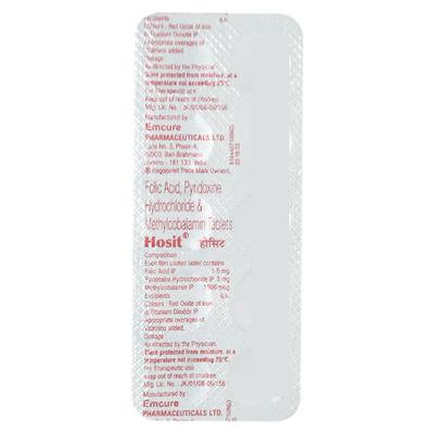 Hosit Tablet 10'S - Nootropics And Neurotrophics