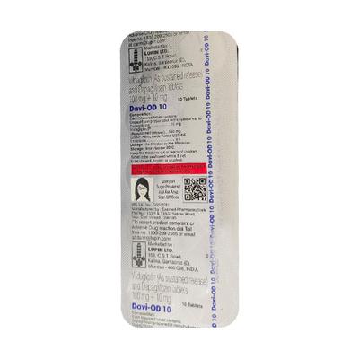 DAVI OD 10 Tablet 10's - Diabetes-Ant