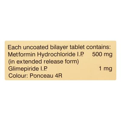 Glador M1 Tablet 15'S - Diabetes-Ant