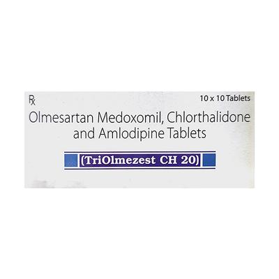 TRIOLMEZEST CH 20mg Tablet 10's - Hypertension-Ana