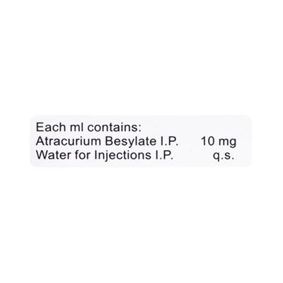 Artacil 25mg Injection 2.5ml - Muscle Spasm-Mus