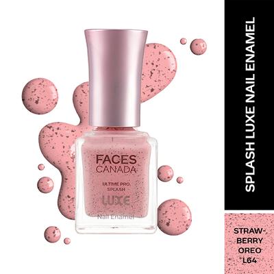 Faces Canada Ultime Pro Splash Luxe Nail Enamel - Strawberry Oreo (L64) 12 ml - Nail Polish
