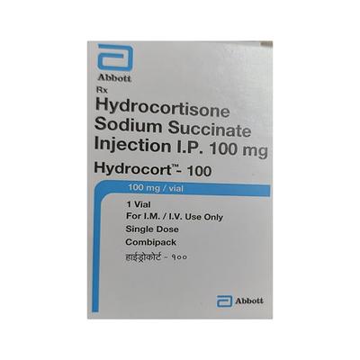 Hydrocort 100mg Injection 1'S - Hormonal Therapy-Cor