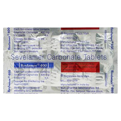 Revlamer 400mg Tablet 10'S - Kidney Disease/Stones-Oth
