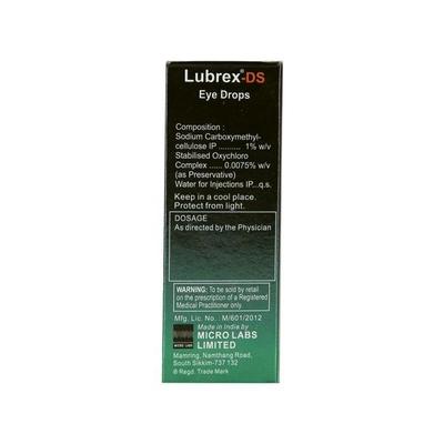 Lubrex DS Eye Drops 10ml - Dry Eye-Olt