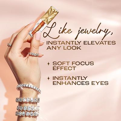 Lakme Be-jewel Satin Eye Tint One-Step Liquid Eyeshadow - 01 Quartz 4.5 ml - Eyeshadow, Bases & Primers