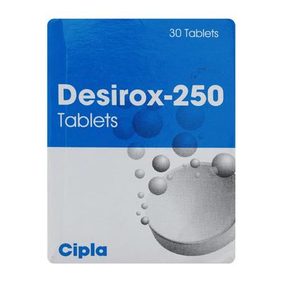 Desirox 250mg Tablet 30'S - Poisoning/Overdose-Ant