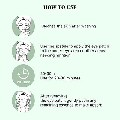 Mixsoon Cica-Hyal Hydrogel Eye Patch Calming & Hydrating Eye Care for Sensitive Skin 60's - Eye Masks