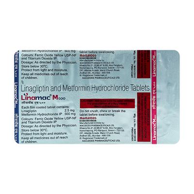 LINAMAC M 500 Tablet 10's - Diabetes-Ant