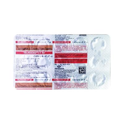 TELMIKIND CT 40 Tablet 15's - Hypertension-Ang