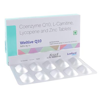 WELTIVE Q 10 Tablet 10's Price, Uses, Side effects, Substitutes