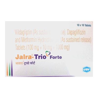 JALRA TRIO FORTE Tablet 10's - Diabetes-Ant