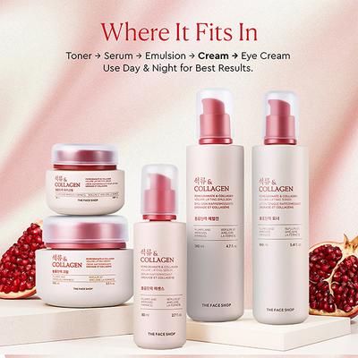 The Face Shop Pomegranate And Collagen Volume Lifting Cream 100 Ml - Face Creams